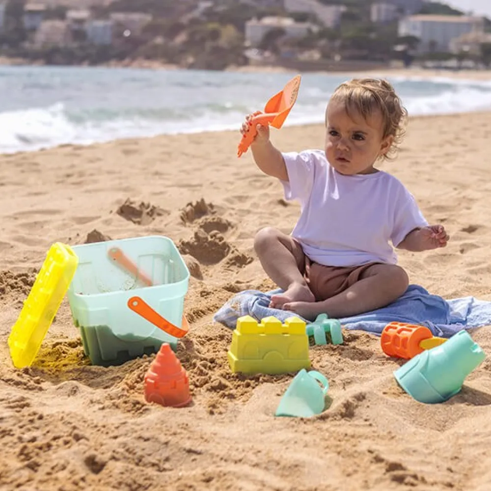 EUREKAKIDS Set deluxe para construir castillos de arena