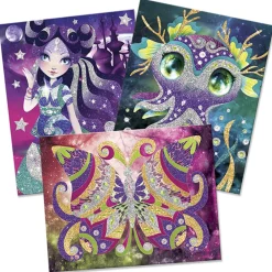 Nebulous Stars Set dibujo glitter and foil art