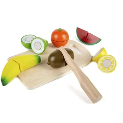 EUREKAKIDS Set frutas de madera