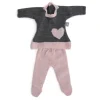 EUREKAKIDS Set ropa de punto muñeca 36cm
