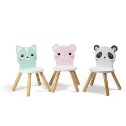 EUREKAKIDS Silla infantil de madera – Gatiito Kirumy®