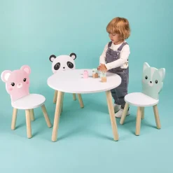 EUREKAKIDS Silla infantil de madera – Gatiito Kirumy®