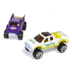 EUREKAKIDS Surtido 5 coches de carreras Fast Racing Metal Cars
