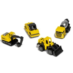 EUREKAKIDS Surtido camiones de construcción Metal Trucks – 6 unidades