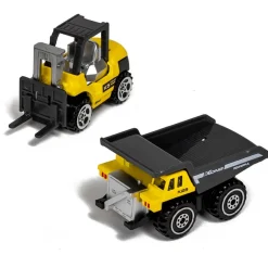 EUREKAKIDS Surtido camiones de construcción Metal Trucks – 6 unidades