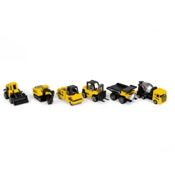 EUREKAKIDS Surtido camiones de construcción Metal Trucks – 6 unidades