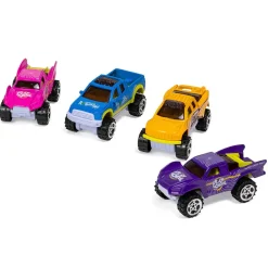 EUREKAKIDS Surtido coches todoterreno Metal Cars – 8 unidades