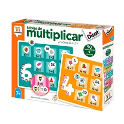 DISET Tablas de multiplicar