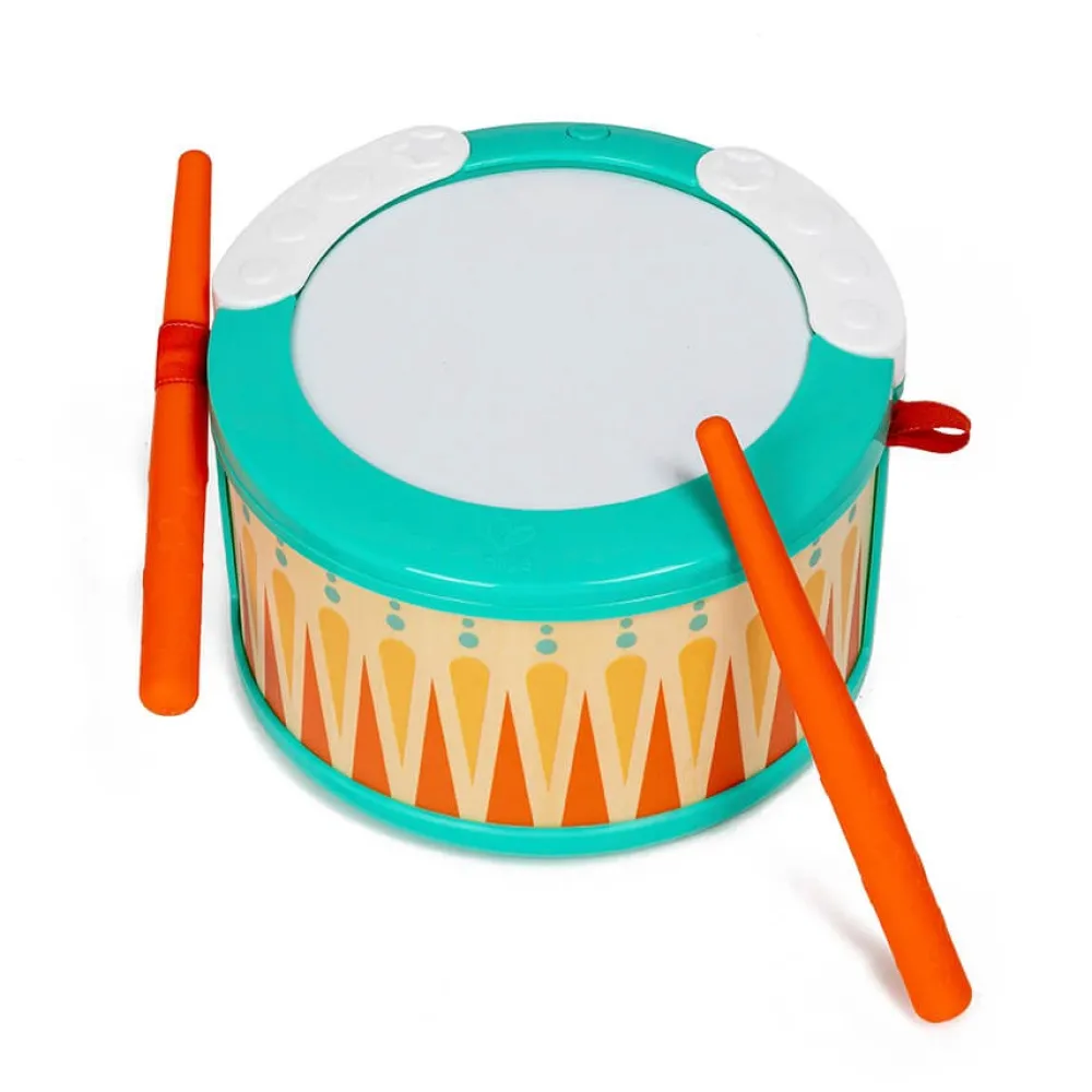 EUREKAKIDS Tambor con luces, melodías y ritmos