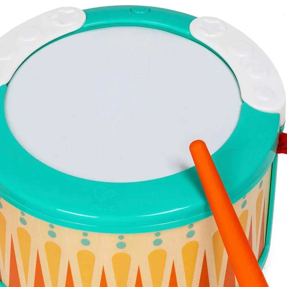 EUREKAKIDS Tambor con luces, melodías y ritmos