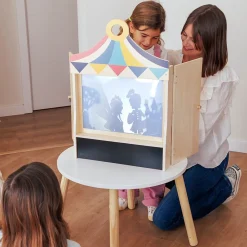 EUREKAKIDS Teatro de sombras multifuncional de sobremesa