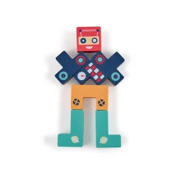 EUREKAKIDS Tetris de madera con múltiples opciones de juego