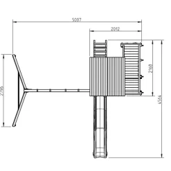 MASGAMES Torre de madera Penthouse