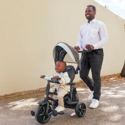 EUREKAKIDS Triciclo evolutivo Roady Folding Trike 6 etapas – Color menta