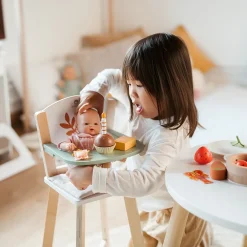 EUREKAKIDS Trona de madera