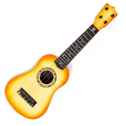EUREKAKIDS Ukelele realista de 56 cm con 4 cuerdas ajustables