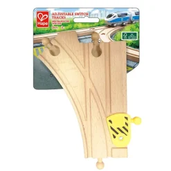 HAPE Vias mecánicas de tren de madera con forma de Y