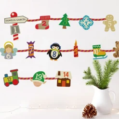EUREKAKIDS STK Vinilo calendario de adviento personalizado