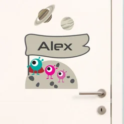 EUREKAKIDS STK Vinilo de planetas con nombre