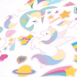 EUREKAKIDS STK Vinilo de unicornios personalizable