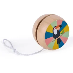 EUREKAKIDS Yoyo de madera tradicional con diseño de animales